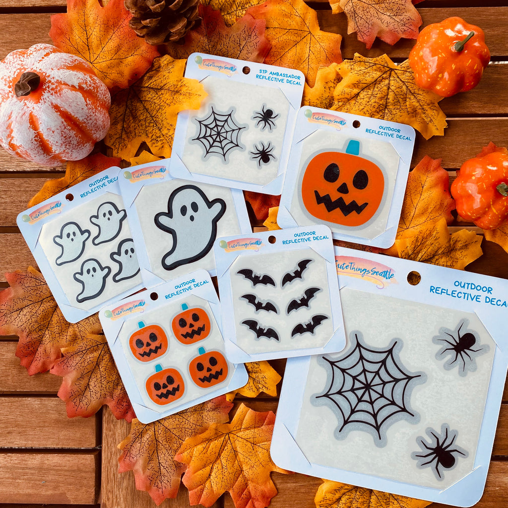 Halloween reflective decals from Cute Things Seattle - best decals design