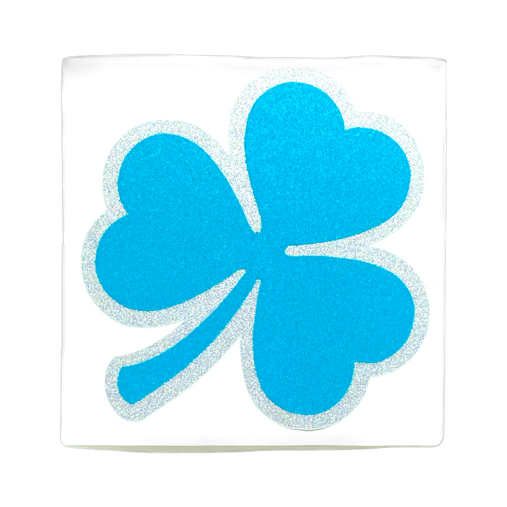 CLOVER REFLECTIVE DECALS, Bike Frame Decal, Reflective Decal Sticker, Reflective Bike Stickers, Bicycle Accessories, Cute Bike Decals