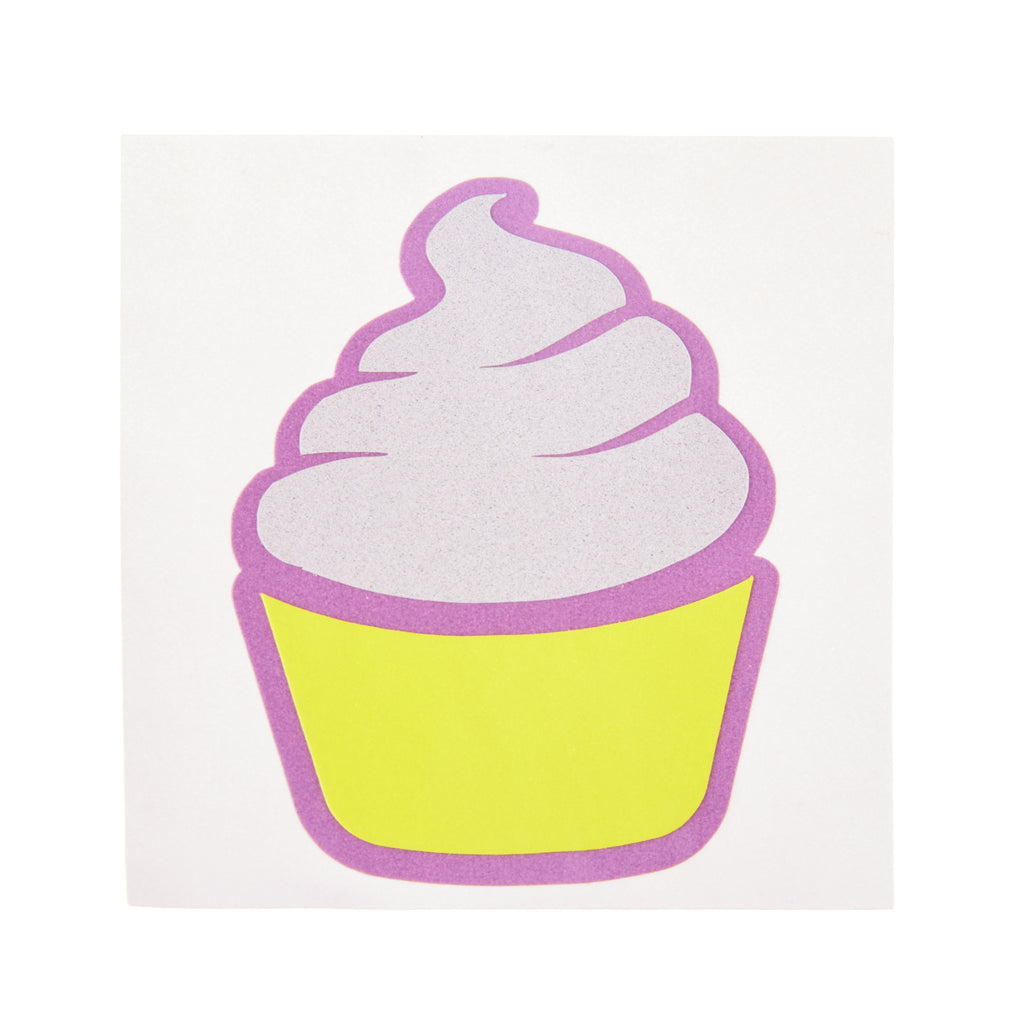 Cute Things Seattle Yummy Cupcake Reflective Decals, bike frame decals, bicycle accessories